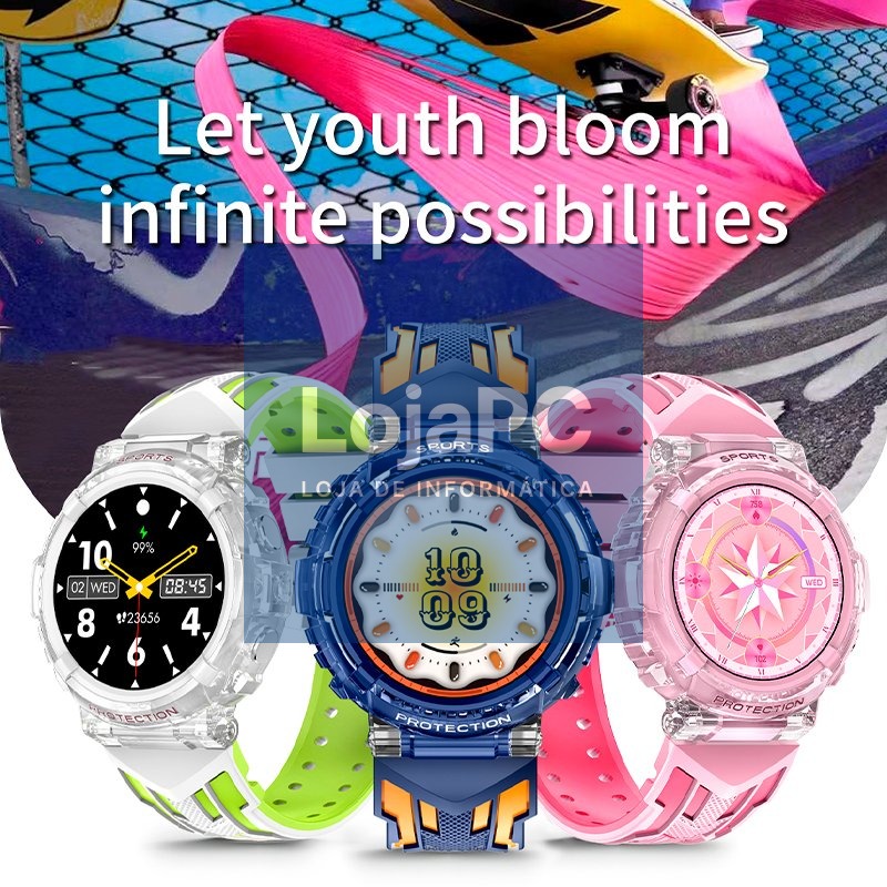 Smartwatch COOL Clever Silicone Blue (Calls, Health, Sport) — imagem 4