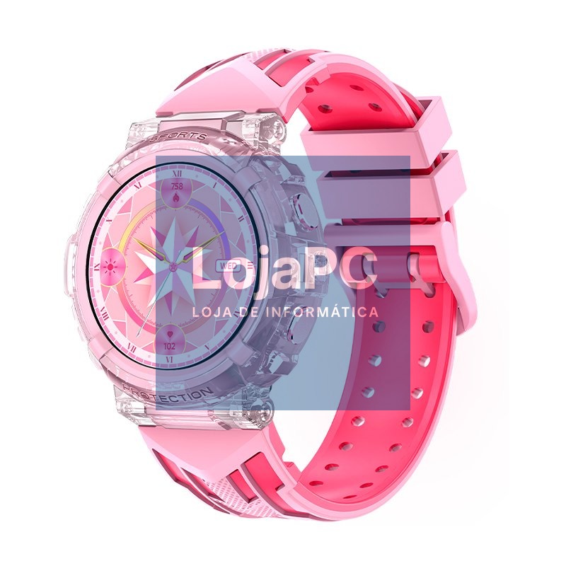 Smartwatch COOL Clever Silicone Pink (Calls, Health, Sport)