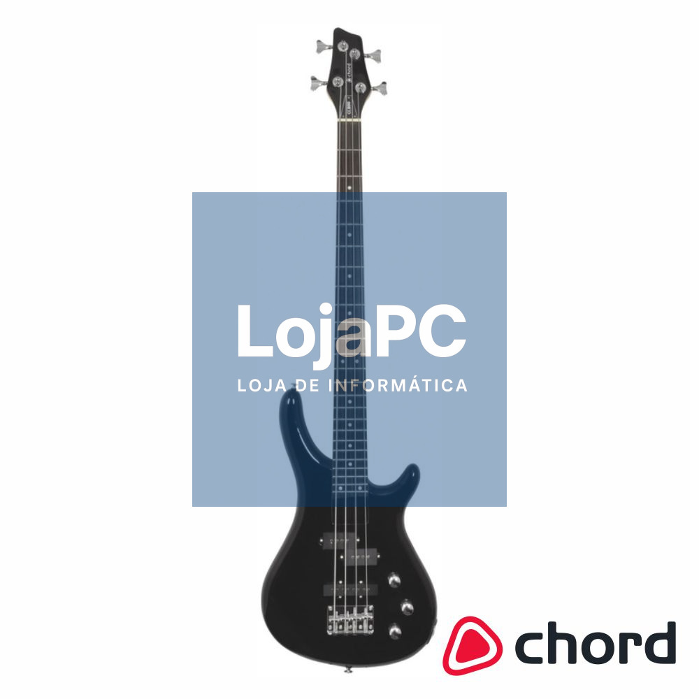 Baixo Elétrico Split Coil + Single Coil Preto CHORD
