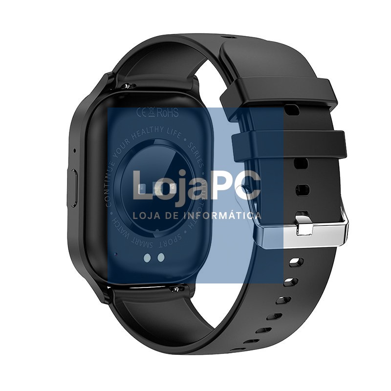 Smartwatch COOL Delta Silicone Black (Amoled, Calls, Health, Sport) — imagem 4