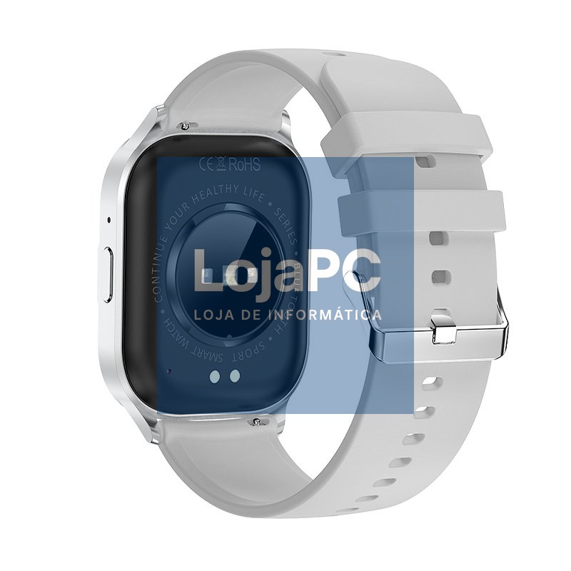 Smartwatch COOL Delta Silicone Grey (Amoled, Calls, Health, Sport) — imagem 2
