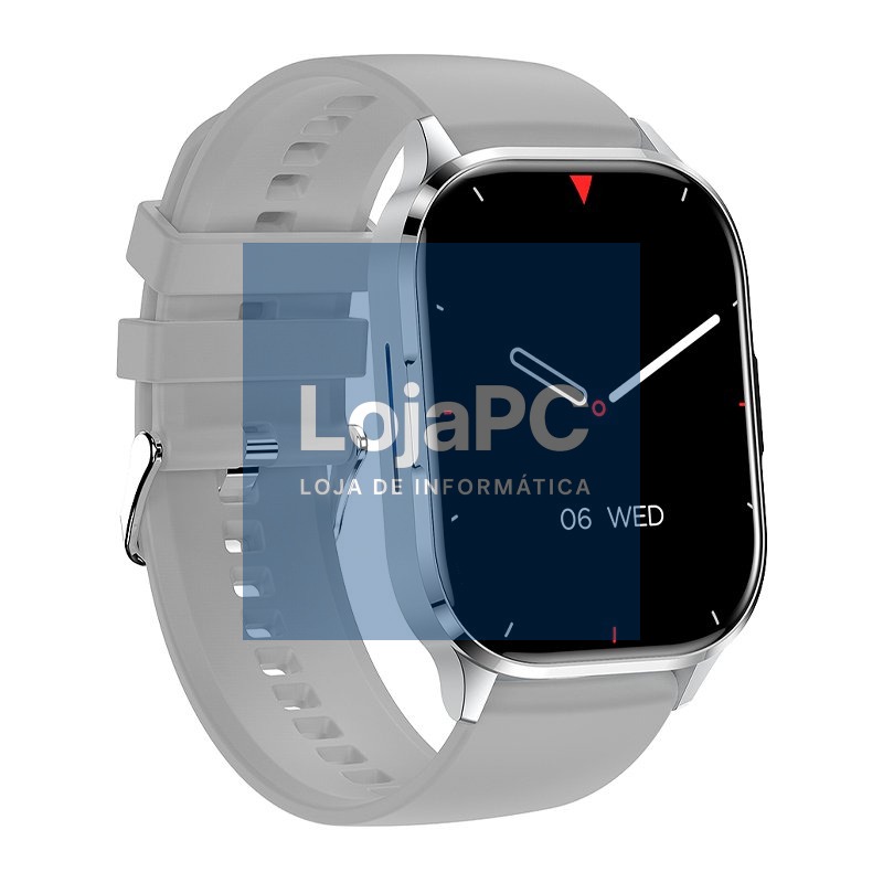 Smartwatch COOL Delta Silicone Grey (Amoled, Calls, Health, Sport) — imagem 4