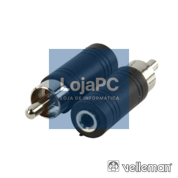 FICHA ADAPTADORA JACK 3.5MM FÊMEA MN / RCA MACHO