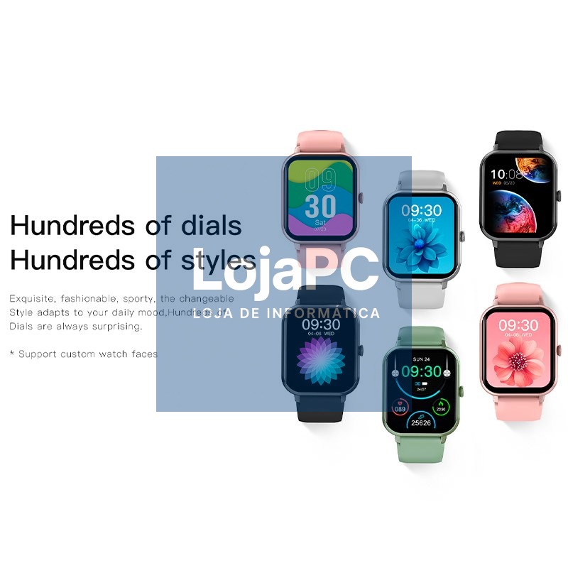 Smartwatch COOL Forest Silicone Pink (Calls, Health, Sport) — imagem 4