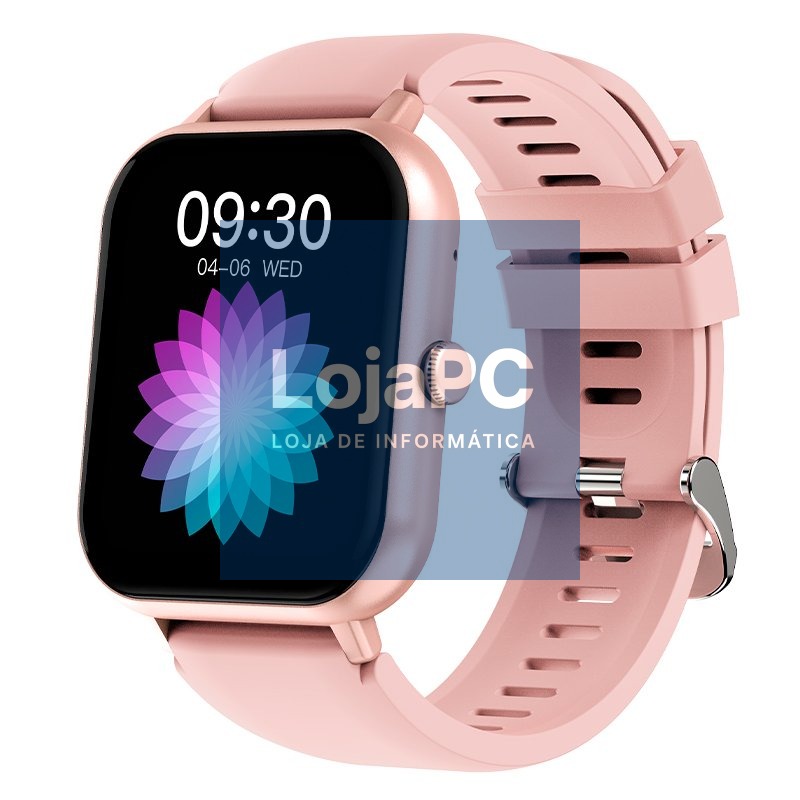 Smartwatch COOL Forest Silicone Pink (Calls, Health, Sport) — imagem 3