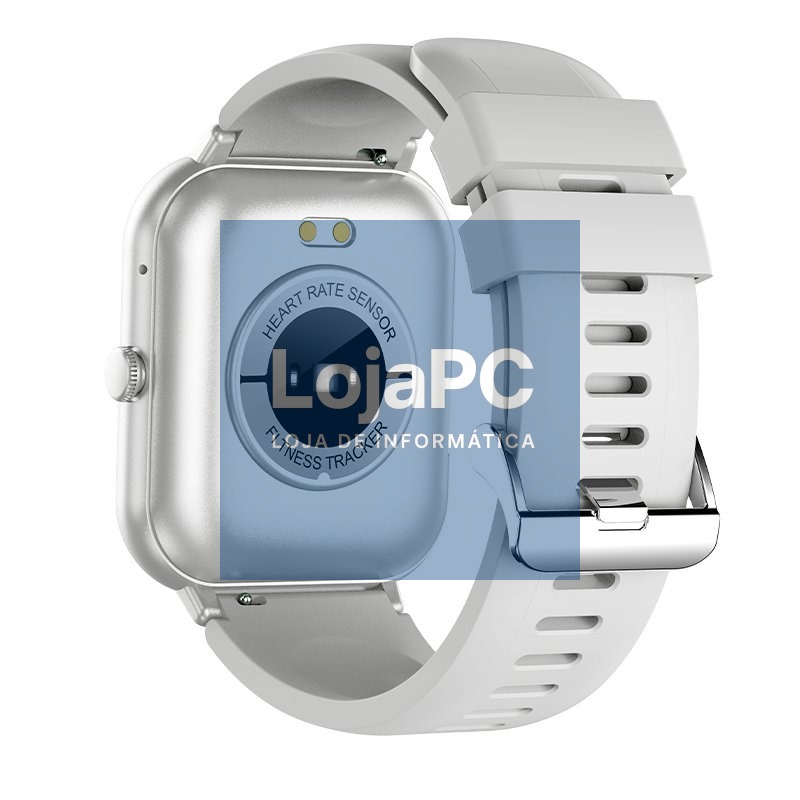 Smartwatch COOL Forest Silicone Silver (Calls, Health, Sport) — imagem 2
