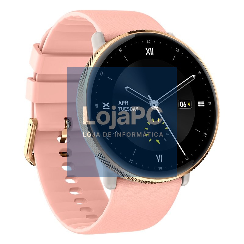Smartwatch COOL Forever Silicone Pink (AMOLED, Calls, Health, Sport) — imagem 2