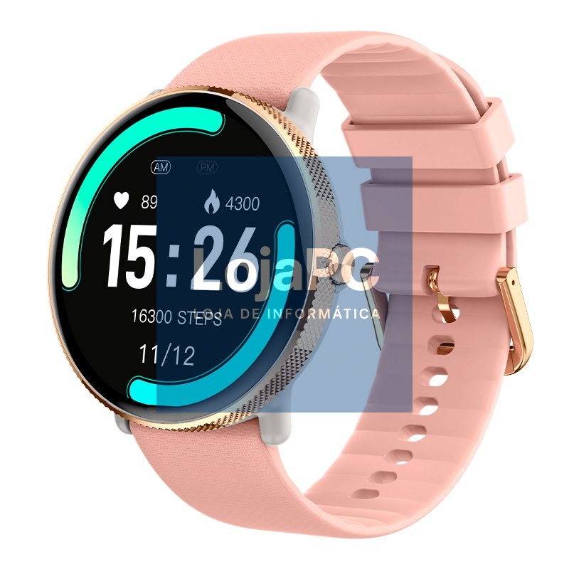 Smartwatch COOL Forever Silicone Pink (AMOLED, Calls, Health, Sport)