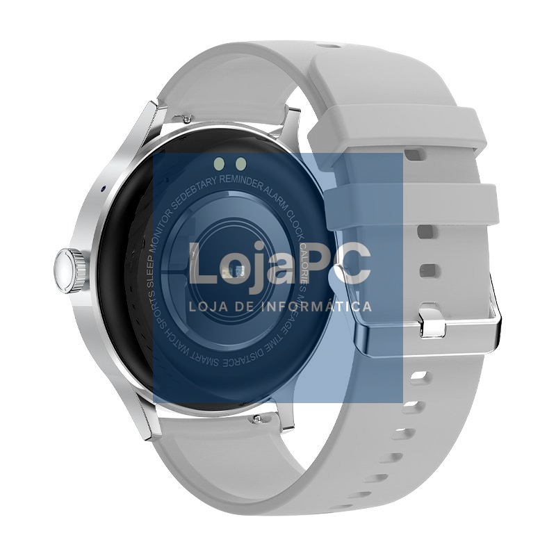 Smartwatch COOL Iris Silicone Grey (AMOLED, Calls, Health, Sport) — imagem 4
