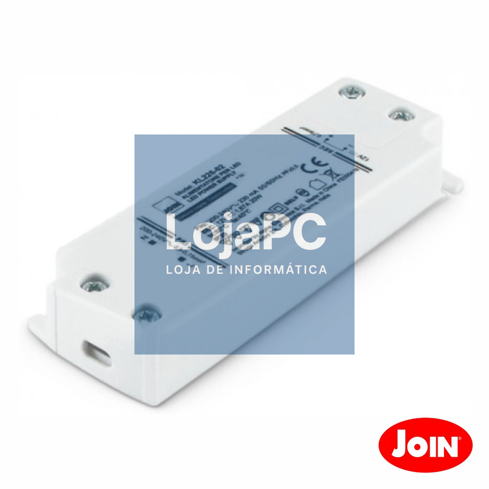FONTE DE ALIMENTAÇÃO FIXA 830MA 20W 24V SUPERSLIM JOIN