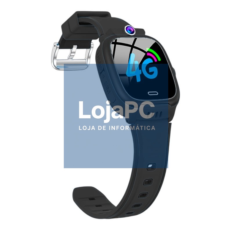 Smartwatch COOL Kids 4G GPS Silicone Black (Location, Video Calls, SIM) — imagem 2