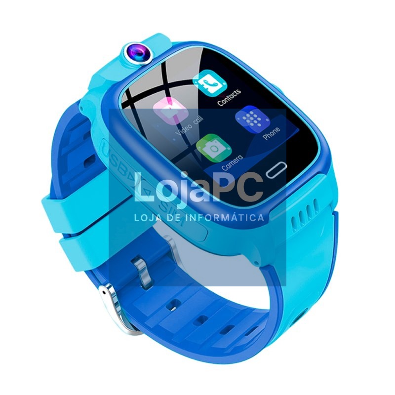 Smartwatch COOL Kids 4G GPS Silicone Blue (Location, Video Calls, SIM) — imagem 2