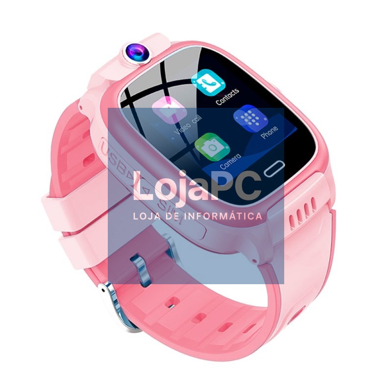 Smartwatch COOL Kids 4G GPS Silicone Pink (Location, Video Calls, SIM) — imagem 2