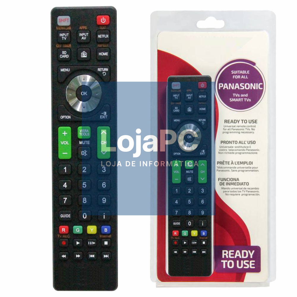 TELECOMANDO UNIVERSAL LCD/LED PANASONIC SMART TV