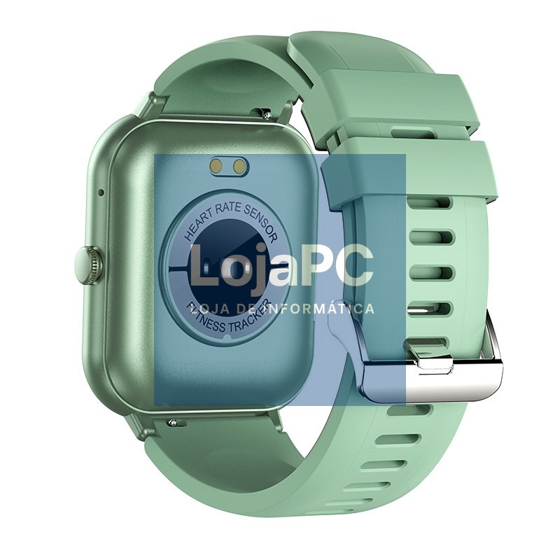 Smartwatch COOL Level Silicone Green (Calls, Health, Sport) — imagem 3