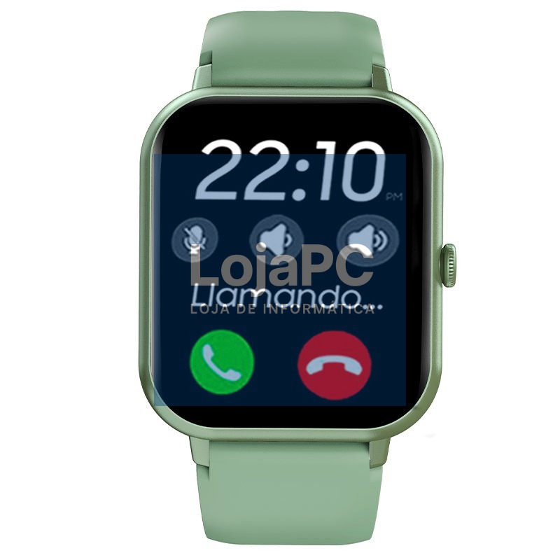 Smartwatch COOL Level Silicone Green (Calls, Health, Sport) — imagem 2