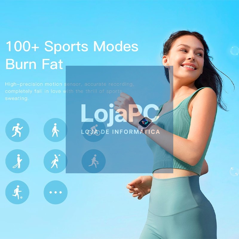 Smartwatch COOL Level Silicone Green (Calls, Health, Sport) — imagem 4
