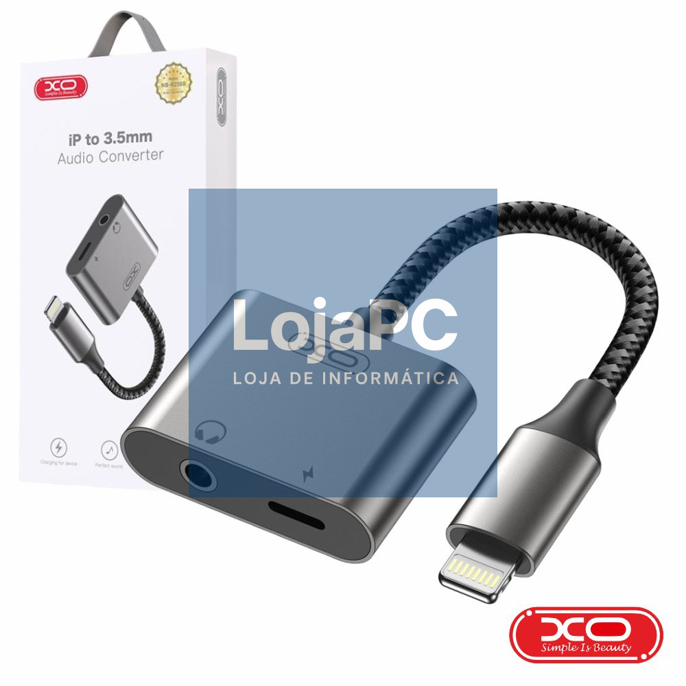 Adaptador Lightning Macho P/ Lightning / Jack 3.5mm XO