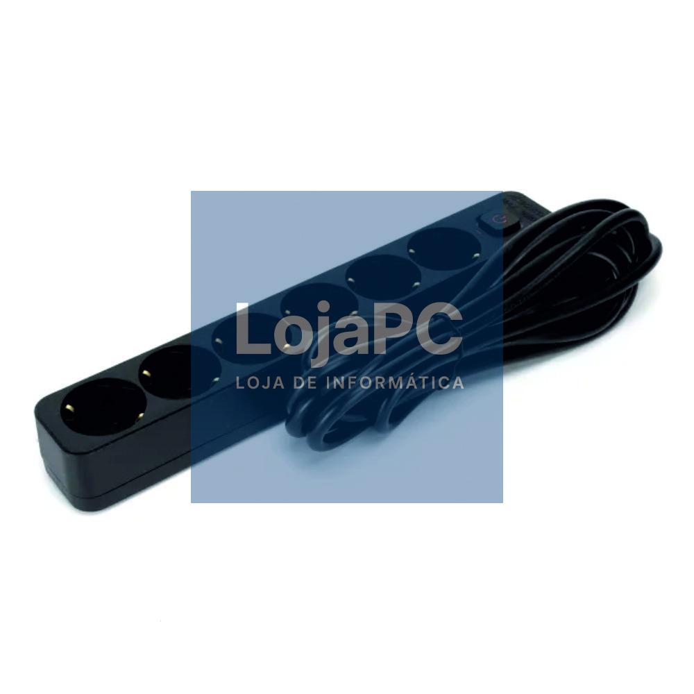 Tomada Elétrica C/ 6 Saídas C/ Interruptor 3m 3G1.5
