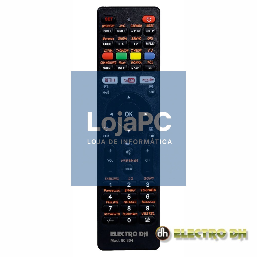 Comando TV Universal LCD/LED EDH