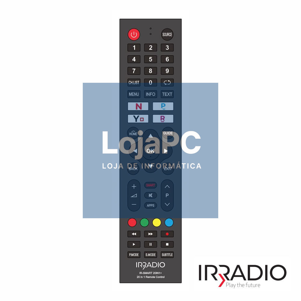 Comando Universal Compatível C/ 20 Marcas Smart TV