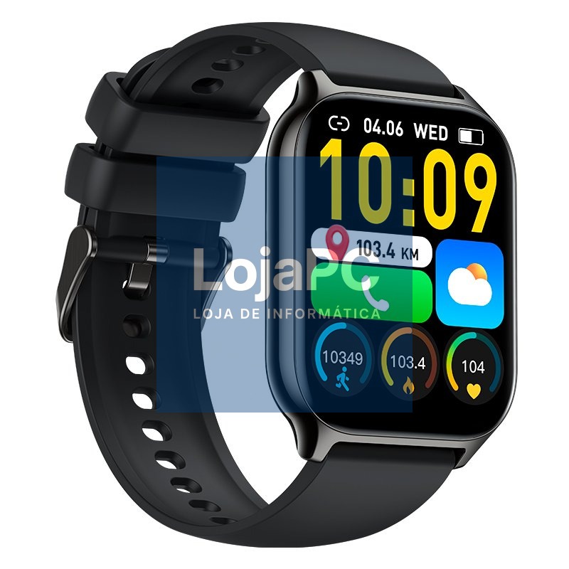 Smartwatch COOL Nova Silicone Black (Calls, Health, Sport) — imagem 2