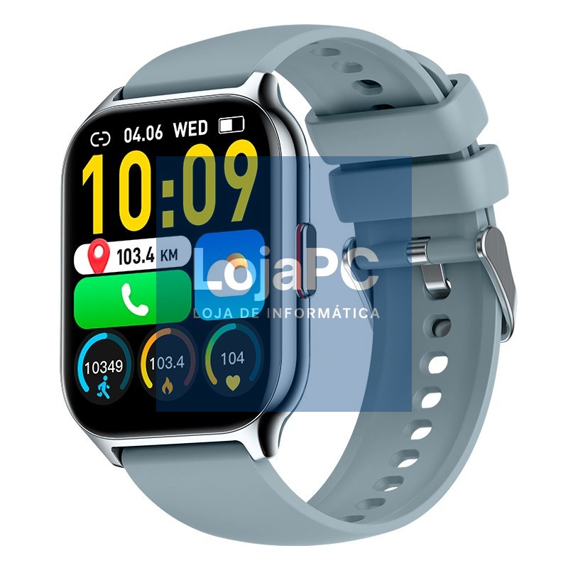 Smartwatch COOL Nova Silicone Grey (Calls, Health, Sport) — imagem 3