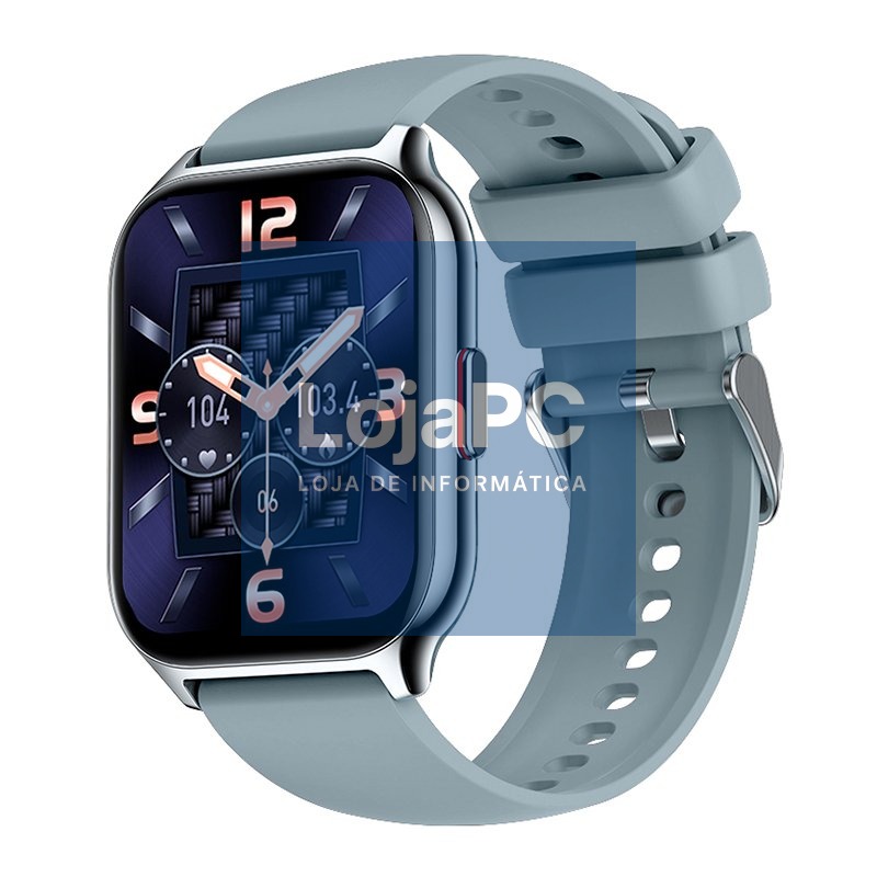 Smartwatch COOL Nova Silicone Grey (Calls, Health, Sport)