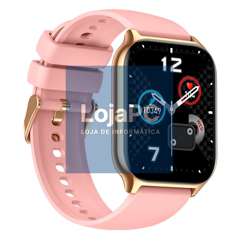 Smartwatch COOL Nova Silicone Pink (Calls, Health, Sport) — imagem 4