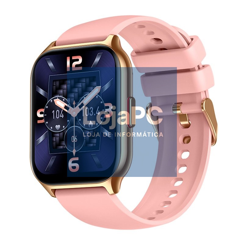Smartwatch COOL Nova Silicone Pink (Calls, Health, Sport)