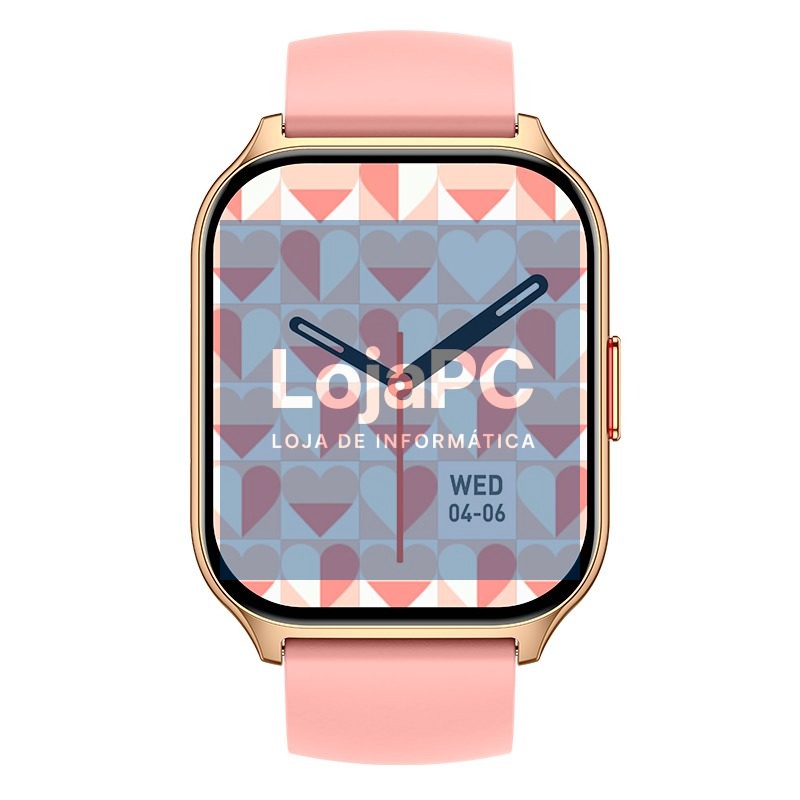 Smartwatch COOL Nova Silicone Pink (Calls, Health, Sport) — imagem 3