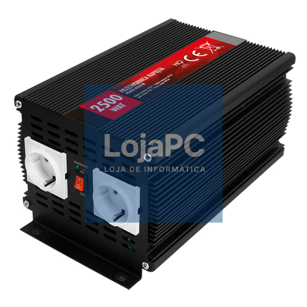 CONVERSOR 24V-230V 2500W Onda Modificada