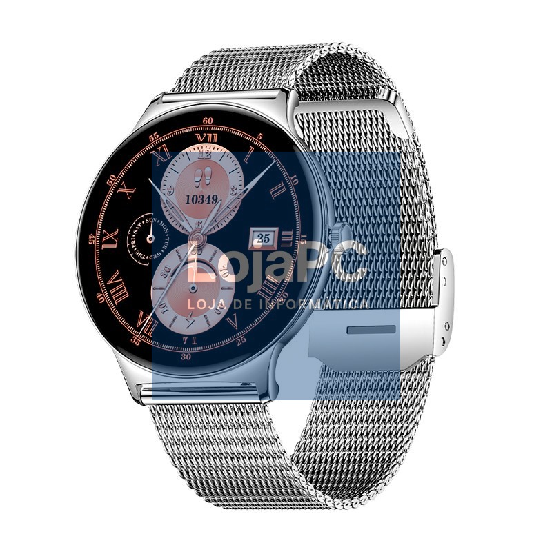 Smartwatch COOL Ultrathin + 2 Straps (AMOLED, Calls, Health, Sport) Grey