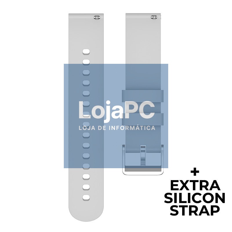 Smartwatch COOL Ultrathin + 2 Straps (AMOLED, Calls, Health, Sport) Grey — imagem 3