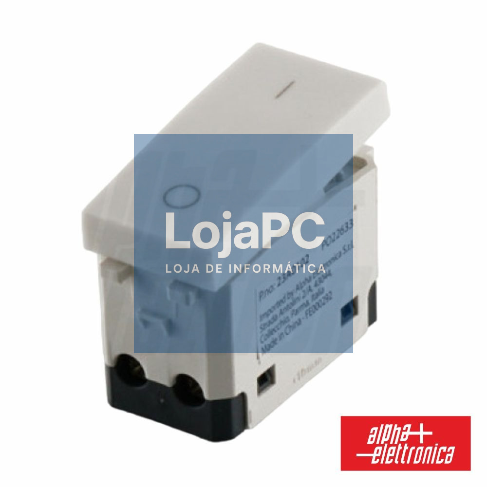 Interruptor Basculante 10A-250V On-Off SERIE ASTRA ALPHA
