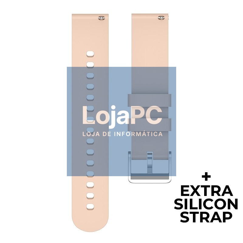 Smartwatch COOL Ultrathin + 2 Straps (AMOLED, Calls, Health, Sport) Pink — imagem 3