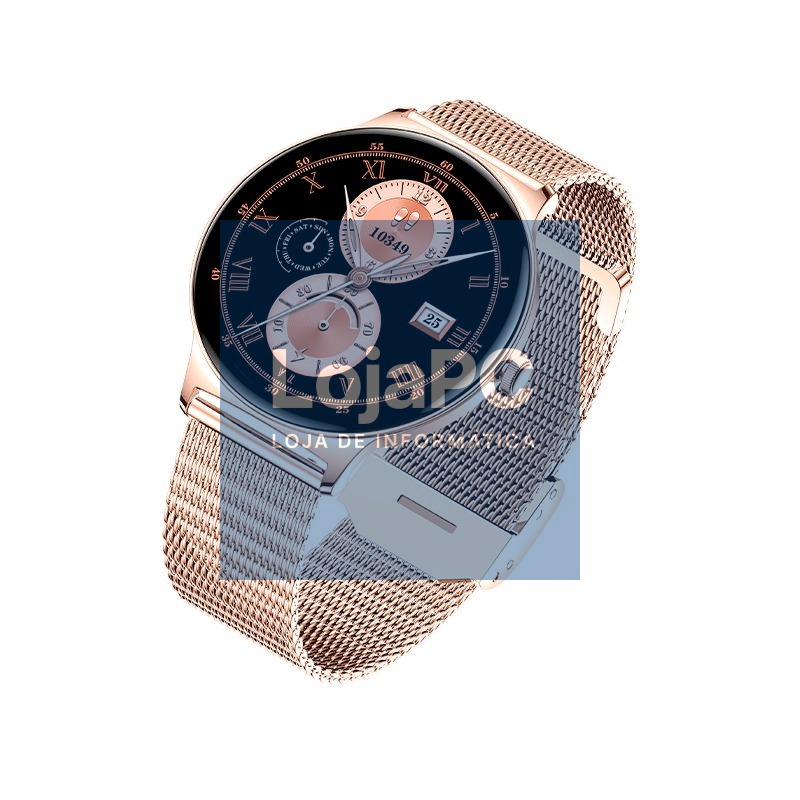 Smartwatch COOL Ultrathin + 2 Straps (AMOLED, Calls, Health, Sport) Pink — imagem 4