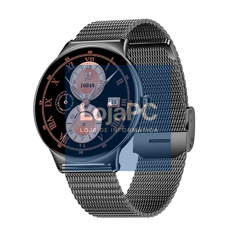 Smartwatch COOL Ultrathin + 2 Straps Black (AMOLED, Calls, Health, Sport) Black