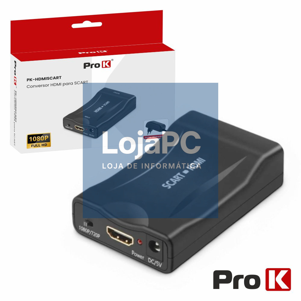 CONVERSOR HDMI/MHL P/ SCART 720P/1080P PROK