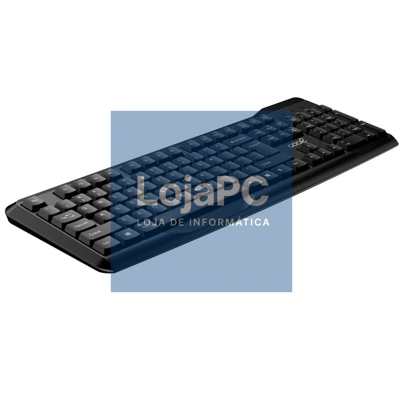 Spanish Wireless PC Keyboard Kit + Mouse COOL Enter Black — imagem 3