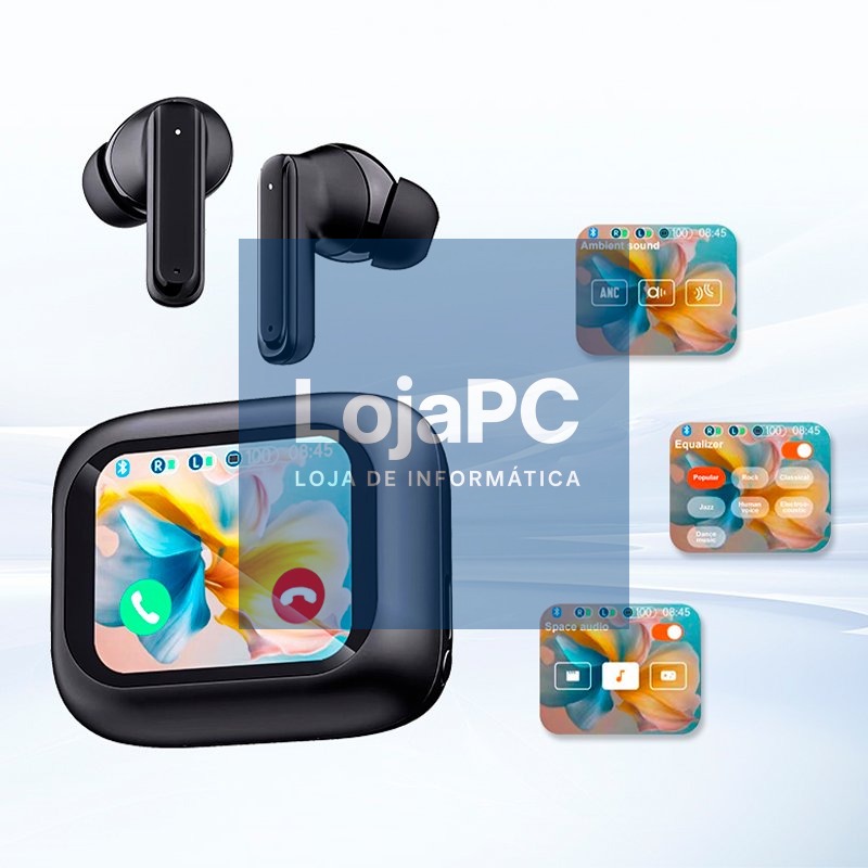 Stereo Bluetooth Dual Pod Earbuds COOL Ambient Black — imagem 3
