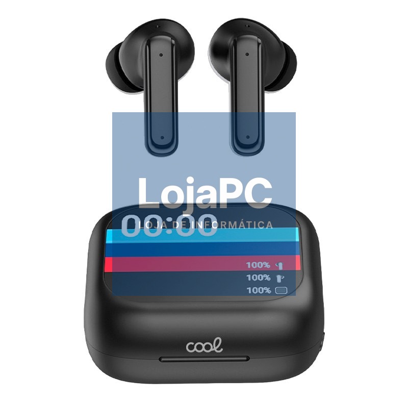 Stereo Bluetooth Dual Pod Earbuds COOL Ambient Black