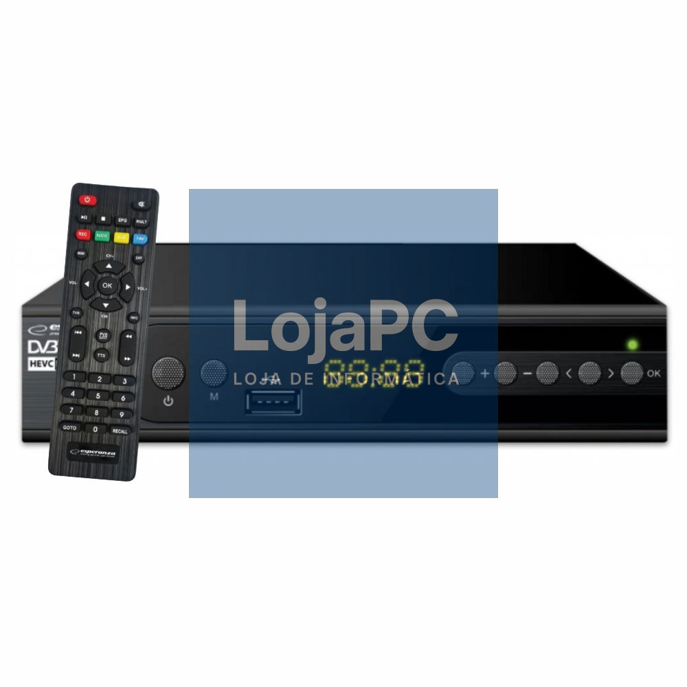 Receptor TDT Full HD 1080p DVB-T2/DVBC