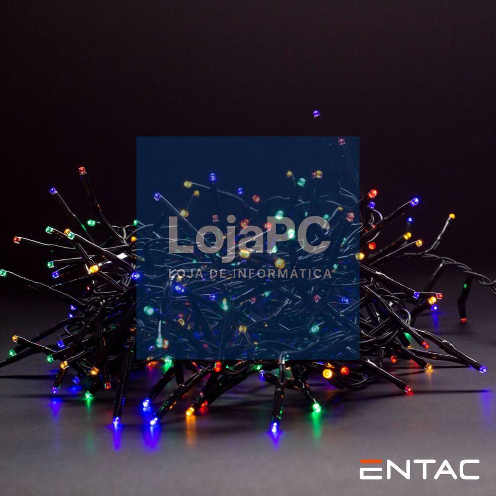 Grinalda 400 LEDs Multicor 8mt