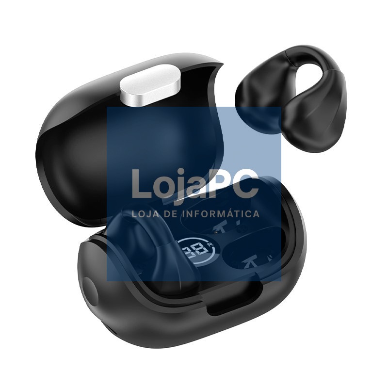 Stereo Bluetooth Dual Pod Earbuds COOL Clip Black