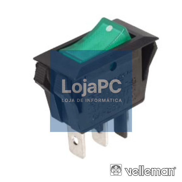 INTERRUPTOR BASCULANTE C/ LUZ 10A-250V SPST ON-OFF VELLEMAN