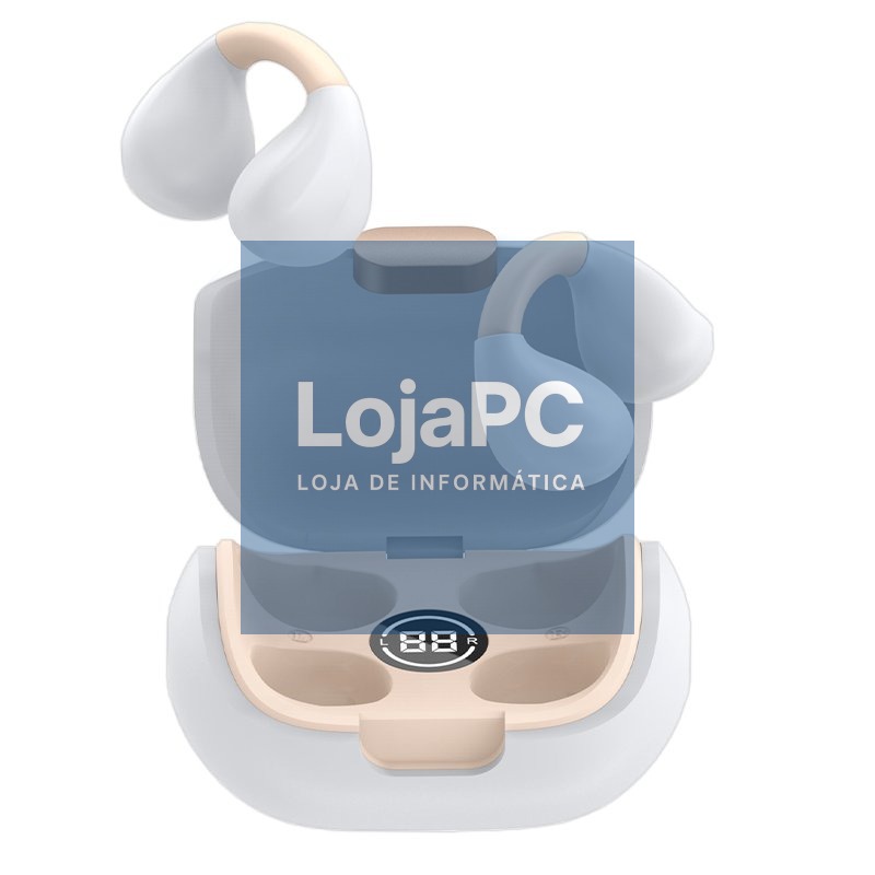 Stereo Bluetooth Dual Pod Earbuds COOL Clip White — imagem 3