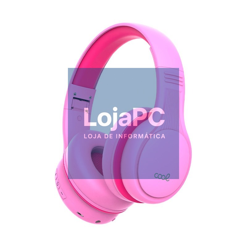 Stereo Bluetooth Headphones COOL Kids Pink Children's (Limited Volume)