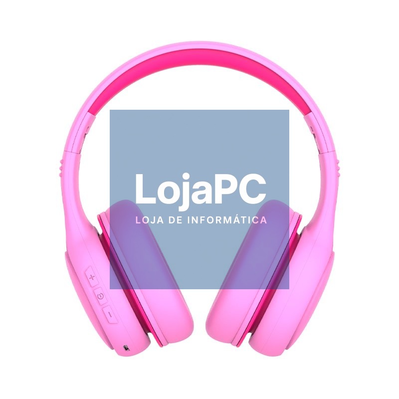 Stereo Bluetooth Headphones COOL Kids Pink Children's (Limited Volume) — imagem 3