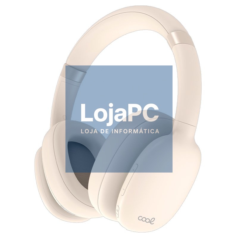 Stereo Bluetooth Headphones COOL Roller Beige